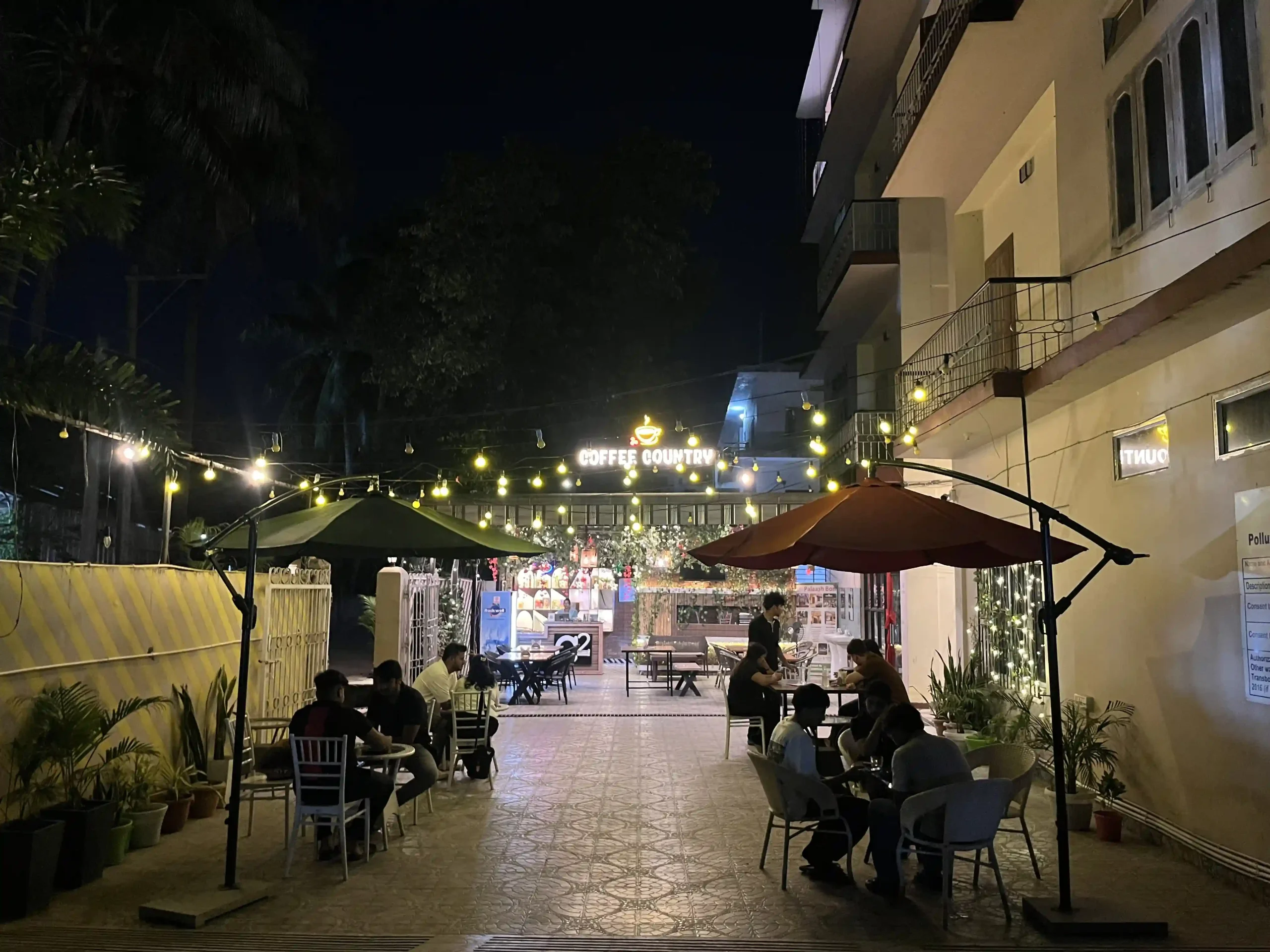 Outdoor cafe Palaash Bon Guwahati